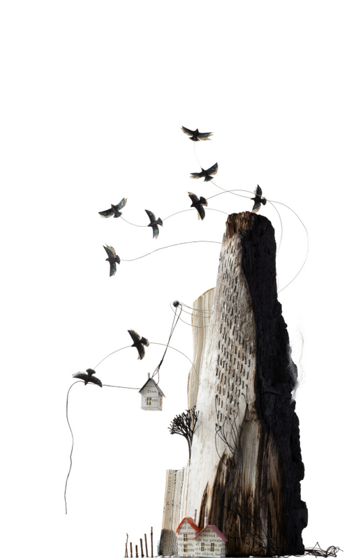 Set of 6 'Living on the Edge' Greeting Cards - Image 8